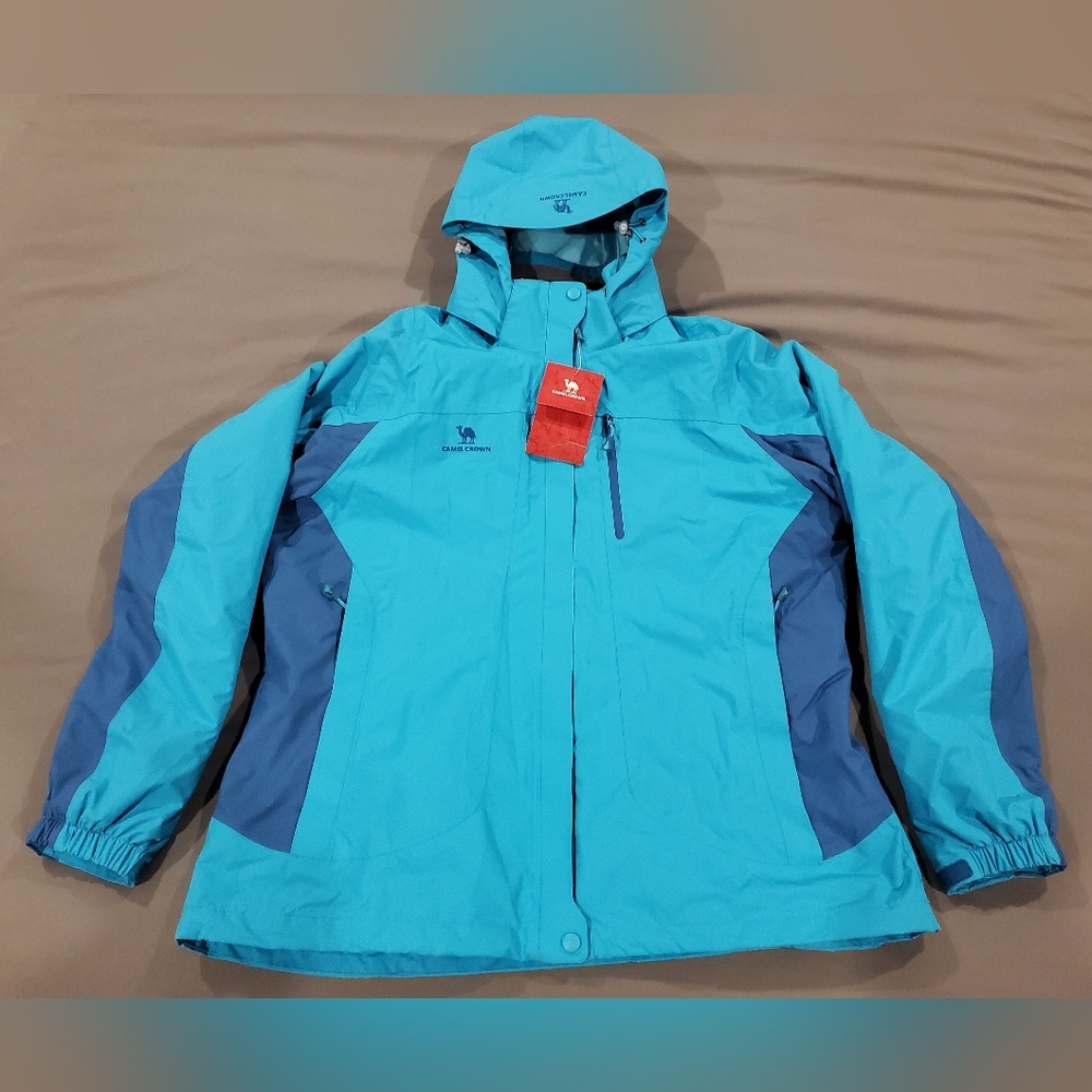 CAMEL CROWN 3 in 1 Winter Ski Jacket WATERPROOF ☆ WINDPROOF ☆ Fleece ☆ Snow